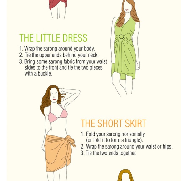 Vintage Indonesian Sarong Pareo Coverup Orange Navy Purple Green Hand Dyed Batik - Picture 7 of 8